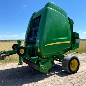 Enfardadora Redonda Verde para Forraje Agrícola, Máquina de Enfardar de Doble Eje con Tambor, Motor Automático, Alta Productividad, Uso Agrícola - Product Image 1