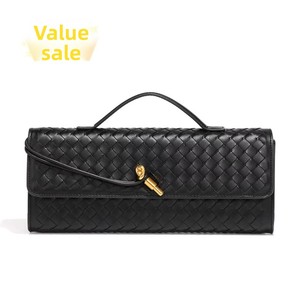 2025 Hot Selling Handmade Soft PU Leather <strong>Bag</strong> Square <strong>Bag</strong> <strong>Solid</strong> Color Handheld Cross Shoulder Single Shoulder Women's <strong>Bag</strong> - Product Image 2