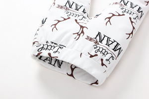 Ropa Popular para Niños, Trajes de Dormir de Algodón para Bebés con Pantalones de Ciervo, Venta al Por Mayor - Product Image 6