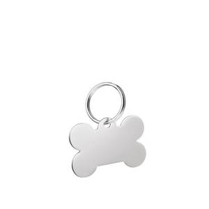 Colgante de Hueso Plateado 19x30 mm Accesorio Ornamental - Product Image 1