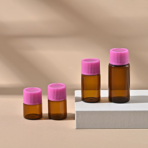 Nhà Sản Xuất Nguồn Cung Cấp Kích Thước Nhỏ L Thủy Tinh Màu Nâu Tinh Dầu Chai 1Ml 2Ml <span class=keywords><strong>3Ml</strong></span> Vít Cap PP Thử Mẫu Chai Đóng Gói lại - Product Image 6