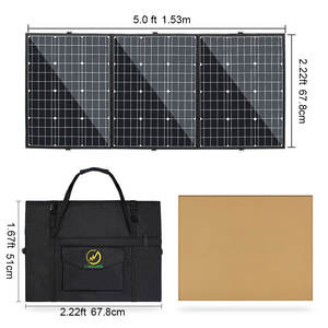 <span class=keywords><strong>180W</strong></span> faltbares Solar panel mit wasserfestem mono kristallinem Batterie ladegerät für den Außenbereich - Product Image 6