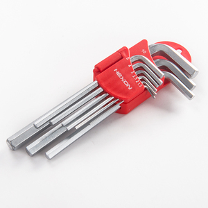 9 pezzi set di chiavi <span class=keywords><strong>esagonali</strong></span> a forma di braccio lungo SAE - Product Image 3