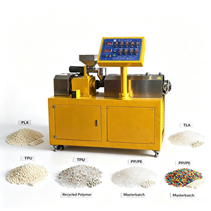 Granulateur d'extrusion à double vis co-rotative mini de laboratoire pour le recyclage et la modification des polymères PLA et TPU - Product Image 1