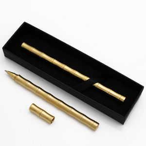 ปากกาลูกลื่นทองเหลืองแบบเจลสีทองแดง พร้อมสลักโลโก้ตามสั่ง สำหรับเป็นของขวัญ - Product Image 3