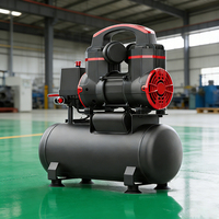 Petit compresseur d'air industriel portable de type piston, 5,5 kW, 7,5 CV, 220 V monophasé, avec courroie électrique, certifié CE