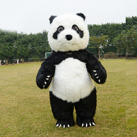 Costume de mascotte gonflable 3M, ours Panda géant, costume de marche pour adultes