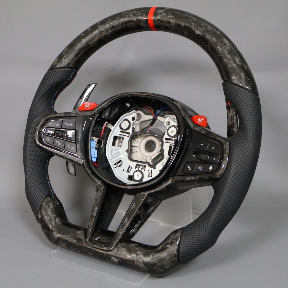 Compatible CS Forged Carbon Fiber Steering Wheel (BMW Fitment), photo 6