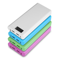 Échantillon Gratuit Nouvelle Mini Batterie Externe LED à Charge Rapide 20000mAh 10000mAh Chargeur de Téléphone Portable Batteries Externes Portables
