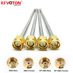 SMA N 7/16 Din 4,3/10 Mini Din BNC TNC macho hembra Jack MONTAJE DE Cable de brida para 086 141 RG402 RG405 Cable flexible semirrígido - Product Image 4