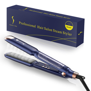 KangRoad Factory Plancha De Cabello Profesional Vapeur Turmalina Cerámica Plancha De Pelo De Vapor Con Anti-escaldado Plancha - Product Image 1