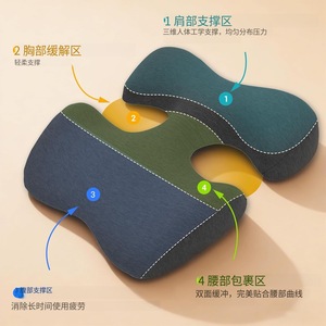 Memory <b>Foam</b> Neck Massage Pillow With Ventilation Holes For Beauty Salon And Bedroom Use - Product Image 3