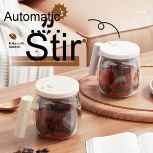 Taza Mezcladora Eléctrica Automática Portátil, Nueva Taza de Café con Revestimiento de Vidrio para Oficina, Ideal para Fiestas - Product Image 3
