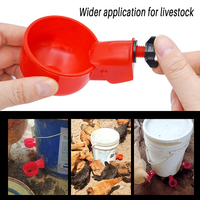 Nouveau système d'abreuvement pour volailles, bol à eau suspendu latéral, mangeoire pour poulets et canards, abreuvoir pour poulets