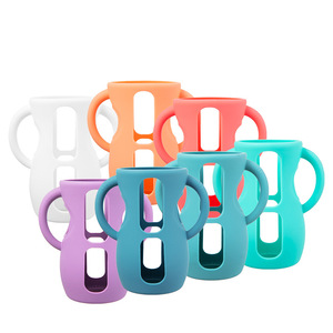 Manchons en silicone de haute qualité pour biberons, poignées antidérapantes pour biberons en verre <span class=keywords><strong>Avent</strong></span> Natural de 4/8 OZ - Product Image 5