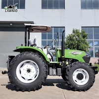 Tracteur agricole LAWNIO avec service après-vente complet, auvent ou cabine en option, utilisation flexible pour la préparation des terres
