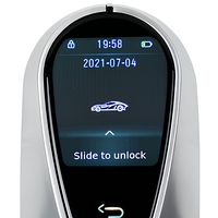 Clé de voiture intelligente CF700 3ème génération à écran tactile 4 boutons, entrée sans clé, accès confortable au coffre, compatible Apple Find My, certifiée MFi