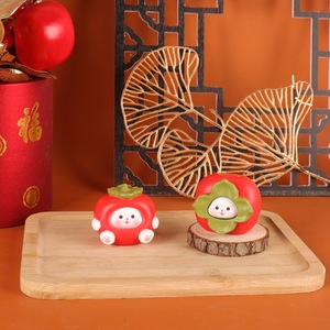 Yu Mo Good Persimmon Puppy Blind Box Mini Figura Decorativa de Escritorio, Regalo para Niños y Coleccionistas - Product Image 4