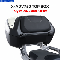 Boîtes à bagages pour moto X-ADV 750 avec support de montage, installation rapide, 50L PP pour Honda XADV750 (2017-2021), Top Case