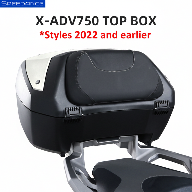 X-ADV 750 Motorcycle Tail Trunk Luggage Boxes With Mounting Bracket Quick Install 50L PP for Honda XADV750 (2017-2021) Top Case