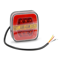 Lampu Sein LED Posisi Belakang/Stop untuk Truk, Van, Karavan & Kendaraan Komersial, Pemasangan Mudah