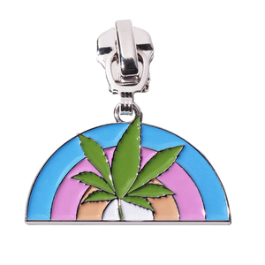 Custom Designer Zinc Alloy Nickel-Free Non-Lock Zipper Pulls logo #5 Head Slider Enamel Zipper Puller Tags for Clothing - Product Image 1