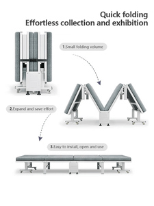 Fabrika toptan Modern ofis katlanır yatak yatak katlanabilir taşınabilir Metal yatak yetişkinler için öğle yemeği için tekerlek ile tek yatak - Product Image 6