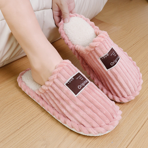 Nouvelles arrivées : Pantoufles d'intérieur en velours côtelé à bout fermé pour femmes avec semelle en EVA – Nouveaux styles de la meilleure qualité - Product Image 2