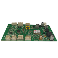 Carte de contrôle pour purificateur d'eau 4G IoT avec paiement QR, double capteur de débit, 3 vannes, écran 128x64, eau froide et chaude, PCBA OEM ODM