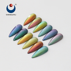 Shengzhu <span class=keywords><strong>Orange</strong></span> Rouge Or Poudre COT Série Multi Chrome Pigment Fard À Paupières - Product Image 6