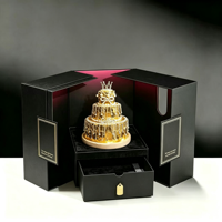 Scatola Regalo Rigida a Doppia Porta con Cassetto, Grande Formato, per Torte di Compleanno, Fiori e Confezioni Regalo