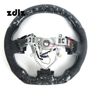 Volant en fibre de carbone forgé argenté LED pour Subaru WRX STI VA VB 2015-2022, personnalisation possible - Product Image 6