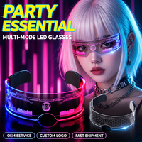 Fouet à fibres optiques LED en gros, 36 effets lumineux, rechargeable Type-C, accessoire de scène pour danse et rave, CE RoHS