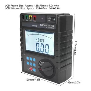 30K 4-<b>wire</b>/3-<b>wire</b>/2-<b>wire</b> Overload Soil Resistivity Meter 9000km ES3002E Digital Only <b>Earth</b> Resistance Tester Full - Product Image 4