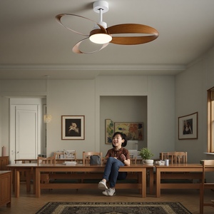 Factory Direct LED Ceiling Fan Quiet DC Motor 6 Speed High Airflow Ceiling Fan with <b>Light</b> and <b>Remote</b> - Product Image 3