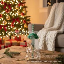 Gelas Beruang Kaca Edisi Terbatas Natal Tanpa Logo, Cangkir Kopi Kaca, Perlengkapan Bayi dan Balita - Product Image 5