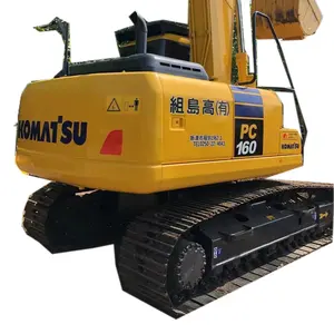 Gebrauchte 16ton Bagger zum Verkauf Komatsu PC160 PC160-6 PC160-7 PC160-8 16 Tonnen Erde bewegliche Grab maschine
