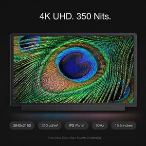 จอแสดงผลพกพา 4K สำหรับผู้สร้างเนื้อหา ช่างภาพ จอภาพพกพาขนาด 15.6 นิ้ว สำหรับ <span class=keywords><strong>MacBook</strong></span> Pro <span class=keywords><strong>Air</strong></span> สำหรับงานผลิตวิดีโอ - Product Image 3