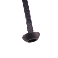 Attache-câble dentelé extérieur pour fixation directe, 200x7,6 mm, 50,0 mm, noir, 50 pièces. Art.-No. 132-20360 |   CT203-PA66HS-BK |