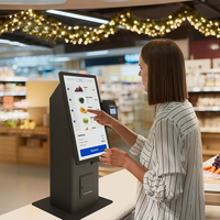 Kiosque tactile Android 24, 27, 32 pouces pour commande automatique en restaurant, paiement et commande rapide de restauration rapide