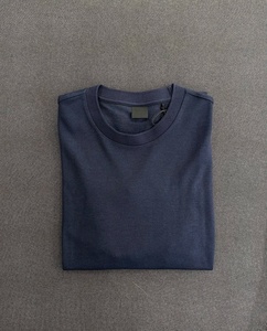 Nouveau T-<span class=keywords><strong>shirt</strong></span> en coton épais pour homme 2026, imprimé, assorti pour couple, avec lettres, style décontracté chic, minimaliste et polyvalent - Product Image 1
