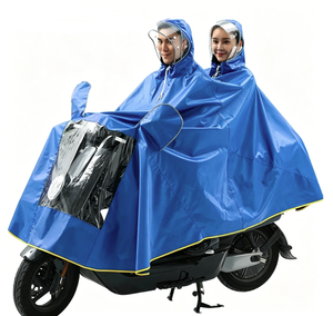 双面防护罩风衣防风全身防雨雨披超强防雨定制面料涂层服务工厂 - Product Image 2