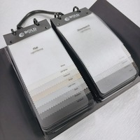 Livre d'échantillons de stores enrouleurs avec reliure à vis, couverture en cuir, service OEM, taille personnalisée, logo personnalisé, estampage à chaud, emballage protecteur