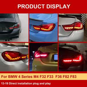 Luces Traseras LED J ONE Personalizadas con Diseño de Escamas de Dragón GTS para <span class=keywords><strong>BMW</strong></span> Serie 4 M4 F32 F33 F36 F82 F83 2013-2019, Fabricante de Luces Traseras - Product Image 4