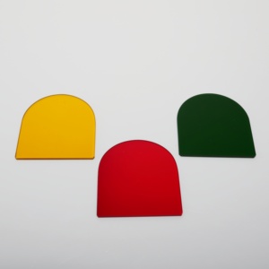 高透過率（95％）蛍光光学ガラスフィルター、レーザー顕微鏡用途向けカスタムカラーOEM/ODMサービス - Product Image 3