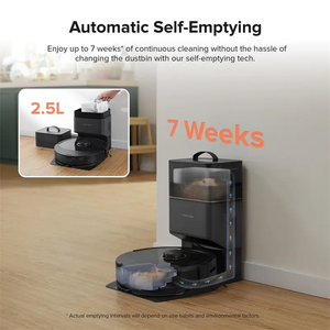 หุ่นยนต์ดูดฝุ่นถูพื้น Roborock Q8 Max+ ระบบ Self-Emptying พร้อมเทคโนโลยี Reactive Tech หลบหลีกสิ่งกีดขวาง 7 สัปดาห์ แรงดูด 5500 Pa สำหรับใช้ในบ้าน - Product Image 3