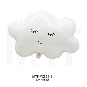 Ballons en Film aluminium Mylar, pièces, jouets pour enfants, jouets de dessin animé, nuage, hélium, paréo, vente en gros - Product Image 1