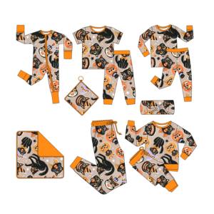 Pigiama per Neonati in Bambù con Doppia Cerniera e Stampa Casual Personalizzabile WeiWei - Product Image 1