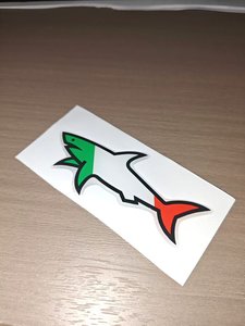NUEVO 2026, Adhesivos de PVC con Diseño de Tiburón Estilo Italiano, Adhesivo Decorativo con Diseño de Tiburón Marino para Regalos Promocionales - Product Image 6