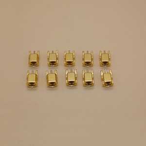 MMCX Pure Copper Gold Plated Headphone Connectors Male Female DIY Audio Cable Accessories <b>Adapter</b> - Product Image 4